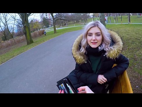 ❤️ Ковтає гарячу сперму незнайомця за гроші - мінет у парку від Єви Ельфі ️ Порно-відео у нас ️❤